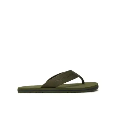 Tongs Tommy Hilfiger Hilfiger 85 Beach Sandal kaki pour homme, référence FM0FM05339-RBN