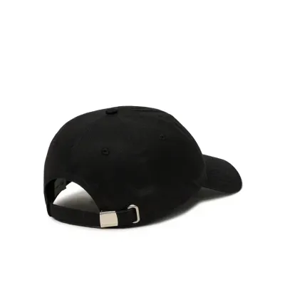 Casquette Calvin Klein Logo Embroidery Baseball Noire LV04D5003G-UB1 en coton avec visière incurvée, fermeture réglable