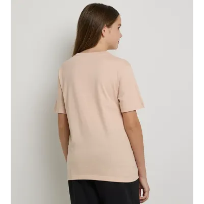 T-shirt Calvin Klein Jeans Kids Logo rose pour enfant, référence IU0IU00676-TGI