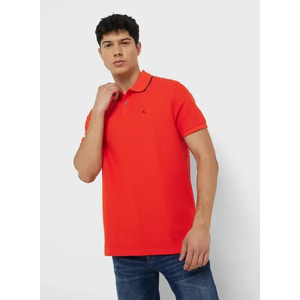 SHORT SLEEVE REFINED PIQUÉ TIPPING