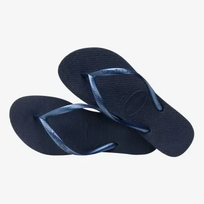 Tongs Havaianas Slim bleu marine 4000030-0555 à brides fines