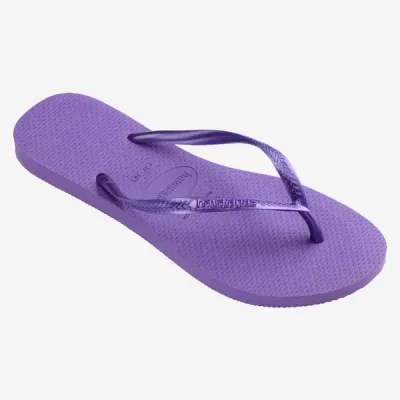 Tongs Havaianas Slim violettes 4000030-3503 à brides fines et semelle en caoutchouc