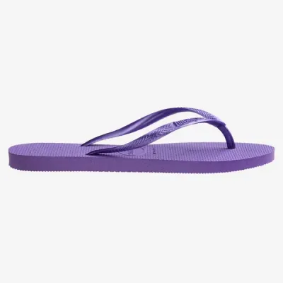 Tongs Havaianas Slim violettes 4000030-3503 à brides fines et semelle en caoutchouc
