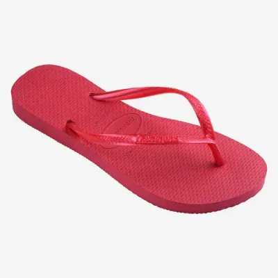 Tongs Havaianas Slim roses 4000030-5241 à brides fines et semelle en caoutchouc