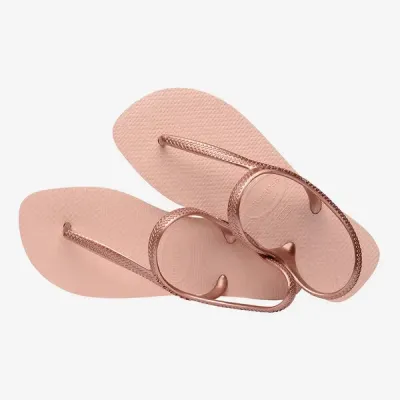 Sandales Havaianas Flash Urban roses 4000039-3606 à brides fines avec maintien arrière et semelle plate
