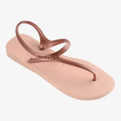 Sandales Havaianas Flash Urban roses 4000039-3606 à brides fines avec maintien arrière et semelle plate