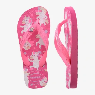 Tongs Havaianas Kids Fantasy roses 4103405-5784 avec motifs fantaisie et pin décoratif