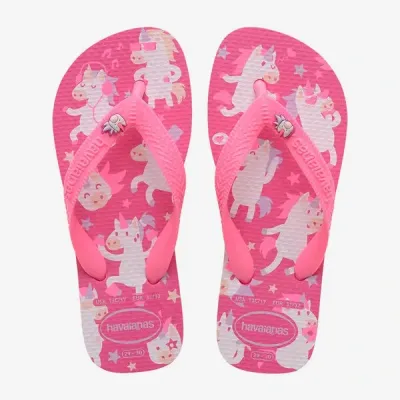Tongs Havaianas Kids Fantasy roses 4103405-5784 avec motifs fantaisie et pin décoratif