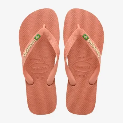 Tongs Havaianas Brasil Logo Corail 4110850-9259 avec drapeau brésilien