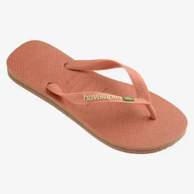 Tongs Havaianas Brasil Logo Corail 4110850-9259 avec drapeau brésilien