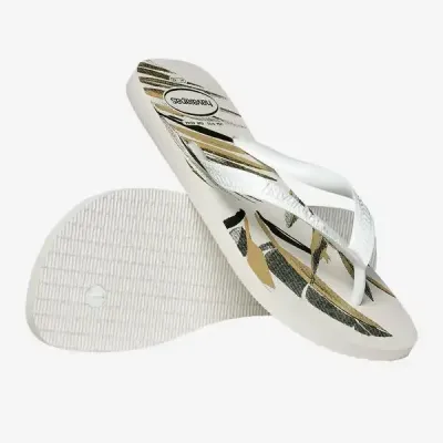 Tongs Havaianas Aloha blanches 4111355-7153 à imprimé floral tropical
