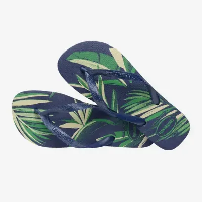 Tongs Havaianas Aloha bleues 4111355-9380 à imprimé floral tropical