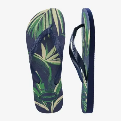 Tongs Havaianas Aloha bleues 4111355-9380 à imprimé floral tropical