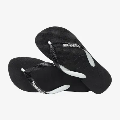 Tongs noires Havaianas Top Mix référence 4115549-1069