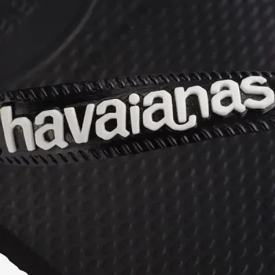 Tongs noires Havaianas Top Mix référence 4115549-1069