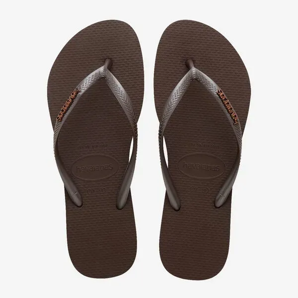 HAVAIANAS SLIM LOGO METALLIC
