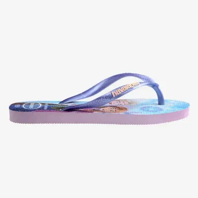 Tongs Havaianas Kids Slim Princess multicolores 4123328-0397 avec princesses Disney et semelle scintillante