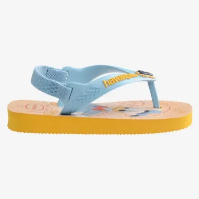 Sandales bébé Havaianas Baby Disney Classics II bleues 4137007-1740 avec motifs Disney et bride arrière