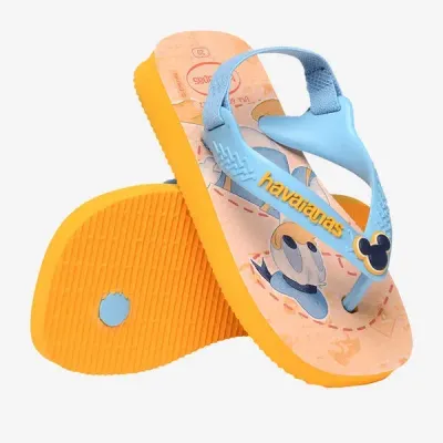 Sandales bébé Havaianas Baby Disney Classics II bleues 4137007-1740 avec motifs Disney et bride arrière