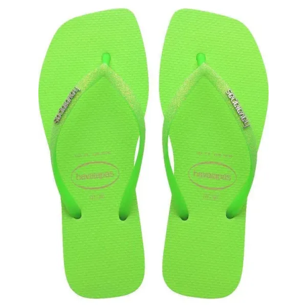 HAVAIANAS SLIM SQUARE GLITTER NEON