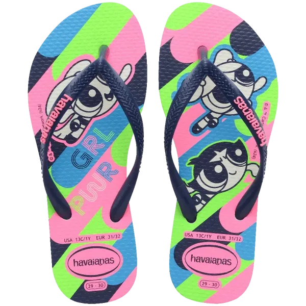 HAVAIANAS KIDS SLIM POWERPUFF GIRLS
