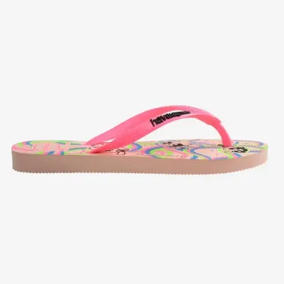 Tongs Havaianas Kids Slim Powerpuff Girls roses 4149886-0076 avec imprimé Super Nanas
