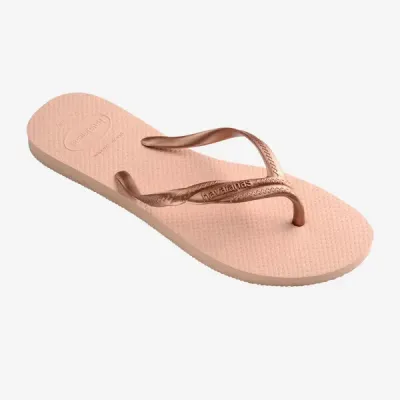 Sandales Havaianas Fantasia roses 4147115-0076 avec brides croisées et semelle 100 % caoutchouc