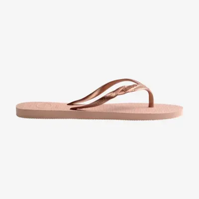 Sandales Havaianas Fantasia roses 4147115-0076 avec brides croisées et semelle 100 % caoutchouc