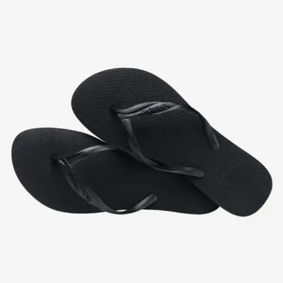Sandales Havaianas Fantasia noires 4147115-0090 avec brides croisées et semelle 100 % caoutchouc
