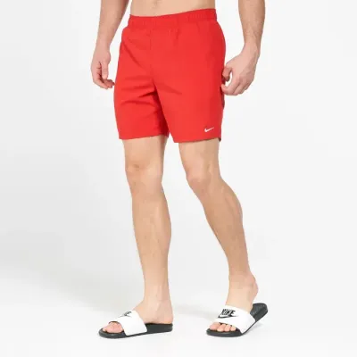 Short de bain homme Nike Swim Essential 7 pouces rouge NESSA559-614