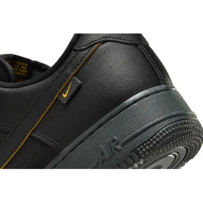 Nike Air Force 1 '07 homme noire avec détails jaunes FZ4617-001