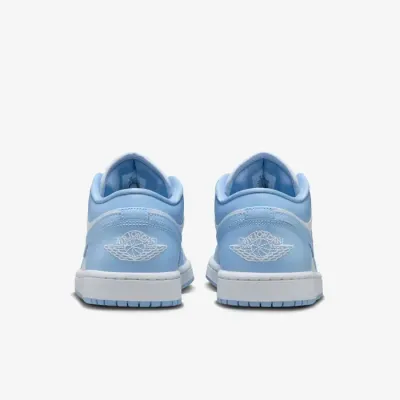 Air Jordan 1 Low homme blanche et bleu clair DC0774-142