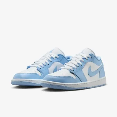 Air Jordan 1 Low homme blanche et bleu clair DC0774-142