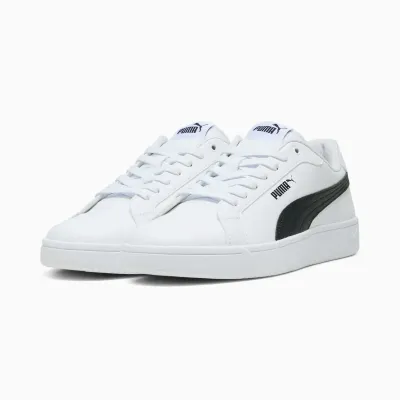 Puma Grounded SL 398417-03 blanche avec détails perforés et semelle SOFTFOAM+