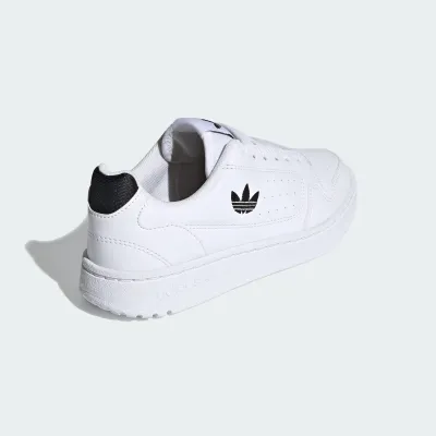 Adidas NY 90 junior blanche, sneaker tennis à tige textile et semelle en caoutchouc