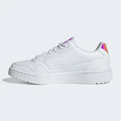 Adidas NY 90 junior blanche, sneaker tennis à tige textile et semelle en caoutchouc