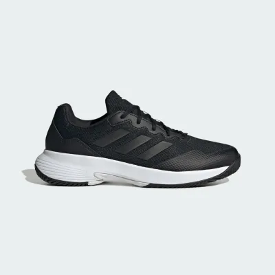 adidas Gamecourt 2.0 IG9567 noire, chaussure de tennis avec semelle EVA et Adiwear pour courts durs