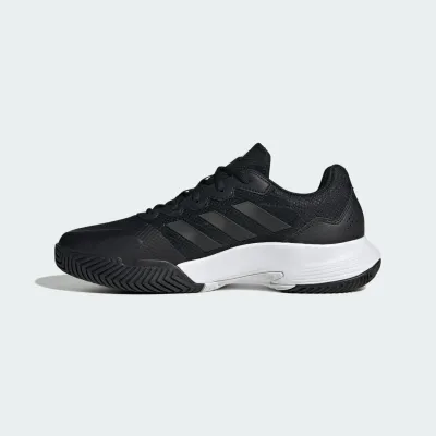 adidas Gamecourt 2.0 IG9567 noire, chaussure de tennis avec semelle EVA et Adiwear pour courts durs