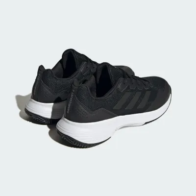 adidas Gamecourt 2.0 IG9567 noire, chaussure de tennis avec semelle EVA et Adiwear pour courts durs