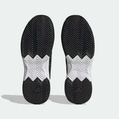 adidas Gamecourt 2.0 IG9567 noire, chaussure de tennis avec semelle EVA et Adiwear pour courts durs