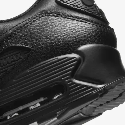 Nike Air Max 90 LTR CZ5594-001 noire pour homme avec renforts en cuir et unité Max Air