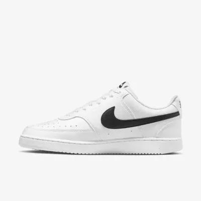 Nike Court Vision Low Next Nature DH2987-101 blanche pour homme, sneaker inspirée du basketball des années 80