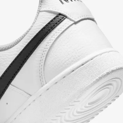Nike Court Vision Low Next Nature DH2987-101 blanche pour homme, sneaker inspirée du basketball des années 80