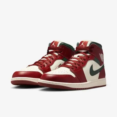 Jordan Air Jordan 1 Mid DQ8426-105 multicolore pour homme avec empeigne en cuir et amorti Nike Air