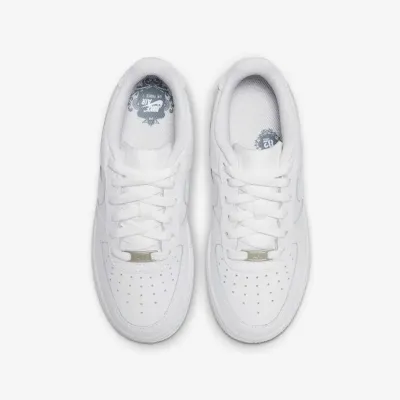 Nike Air Force 1 LE DH2920-111 blanche pour femme et ado avec détails en cuir et unité Air-Sole