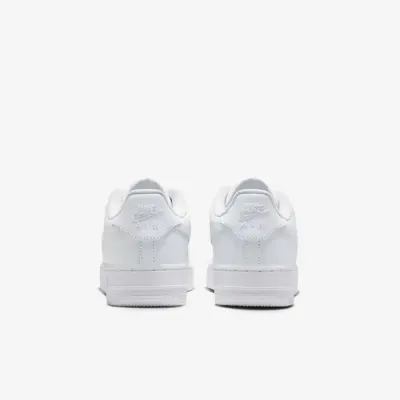 Nike Air Force 1 LE DH2920-111 blanche pour femme et ado avec détails en cuir et unité Air-Sole