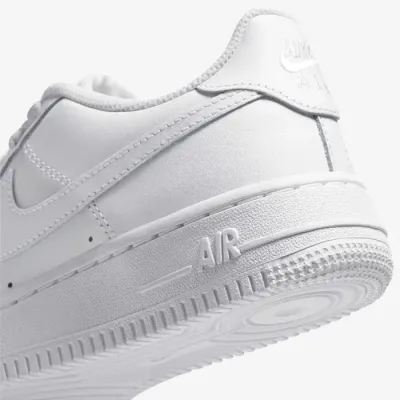 Nike Air Force 1 LE DH2920-111 blanche pour femme et ado avec détails en cuir et unité Air-Sole