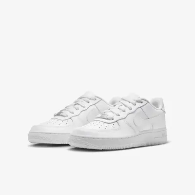 Nike Air Force 1 LE DH2920-111 blanche pour femme et ado avec détails en cuir et unité Air-Sole