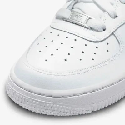 Nike Air Force 1 LE DH2920-111 blanche pour femme et ado avec détails en cuir et unité Air-Sole