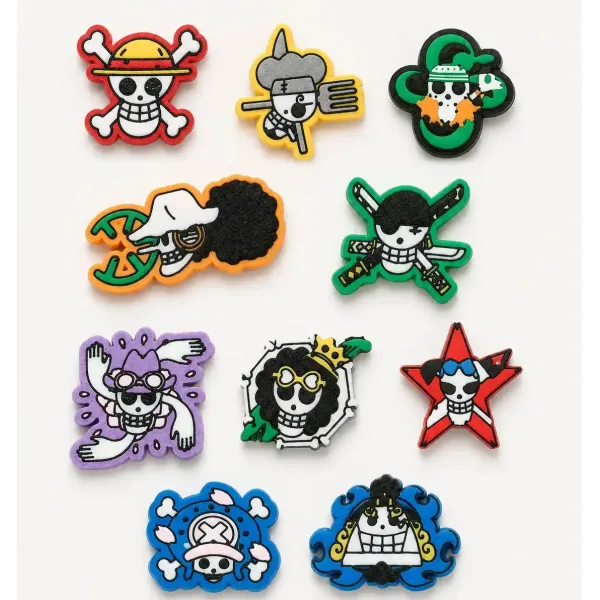 10 ACCESSOIRES 3D ONE PIECE POUR CHAUSSURES